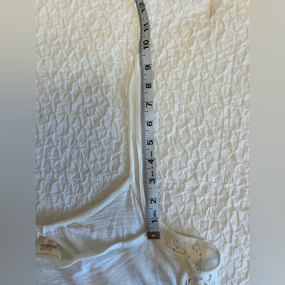 White Lacey Boho Tank Top - Picture 9 of 9